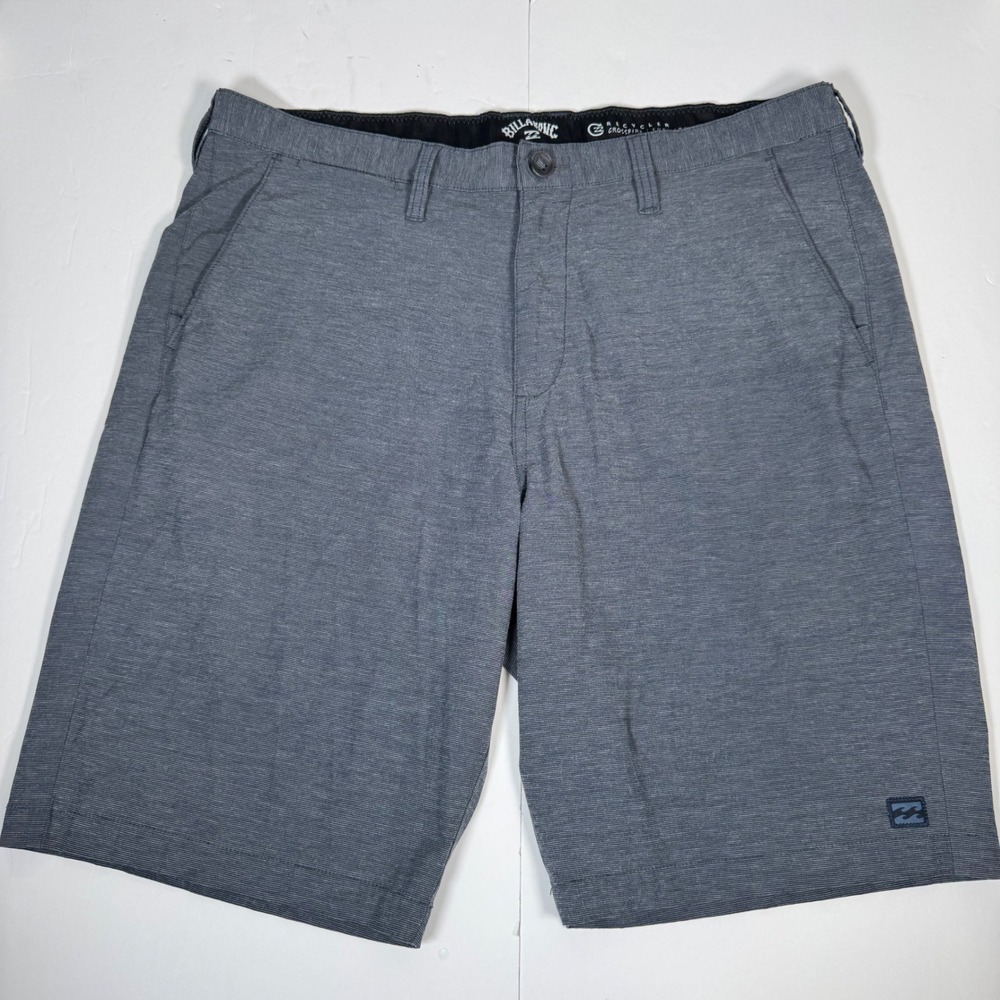 Billabong Crossfire Submersible Shorts Mens 38 Gray Hybrid Boardshorts Stretch